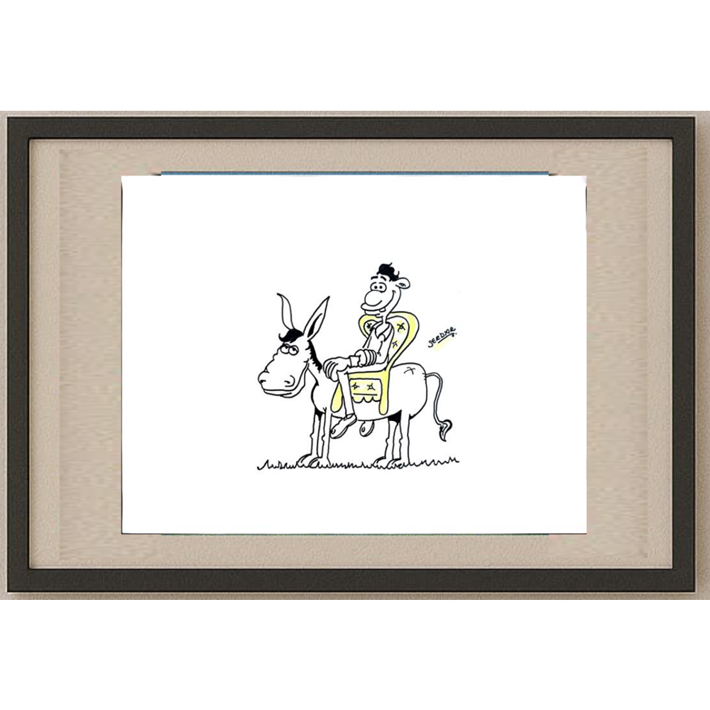 Serdar 43x31cm Orijinal Karikatür BOD00490