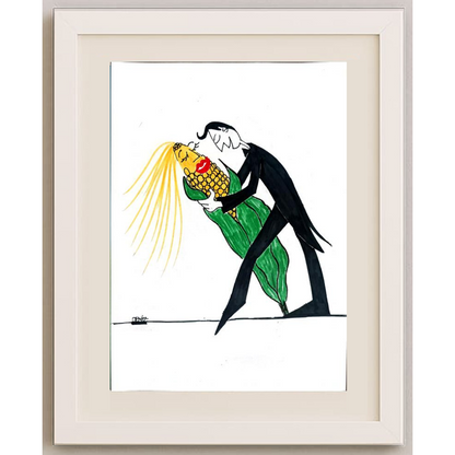 Deniz Koç 29x21cm Orijinal Karikatür BOD00492