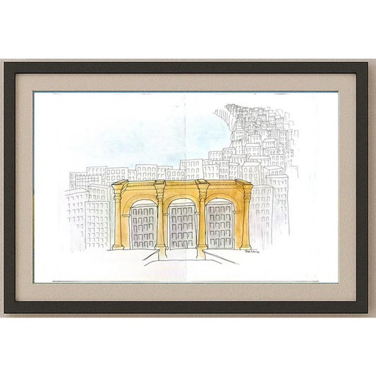 Selim Tokgöz 43x30cm Orijinal Karikatür BOD00507