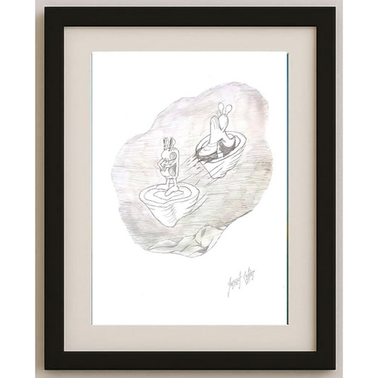 Janset Çetin 35x25cm Orijinal Karikatür BOD00518