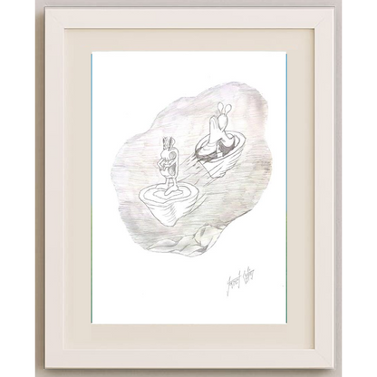 Janset Çetin 35x25cm Orijinal Karikatür BOD00518