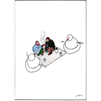 Sabri Ergüder 29x21cm Orijinal Karikatür BOD00521