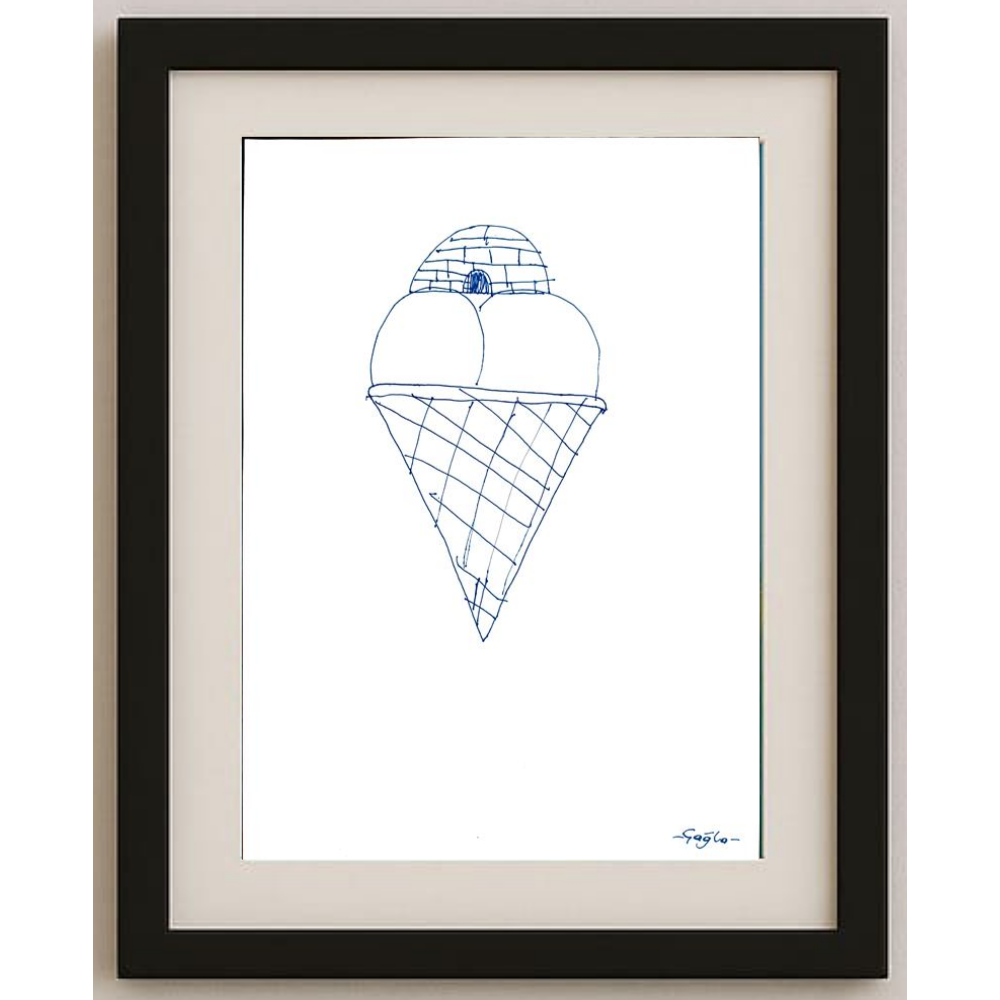 Çağla Bingöl 29x21cm Orijinal Karikatür BOD00522