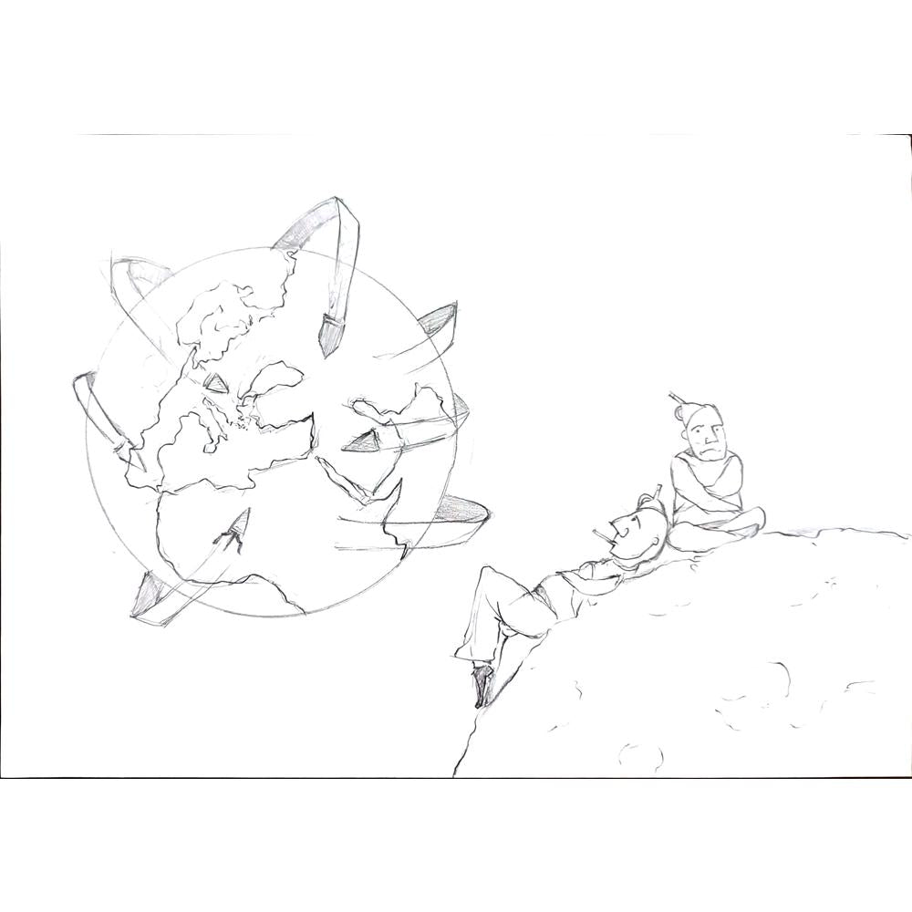 Gökhun Baltacı 29x21cm Orijinal Karikatür BOD00527