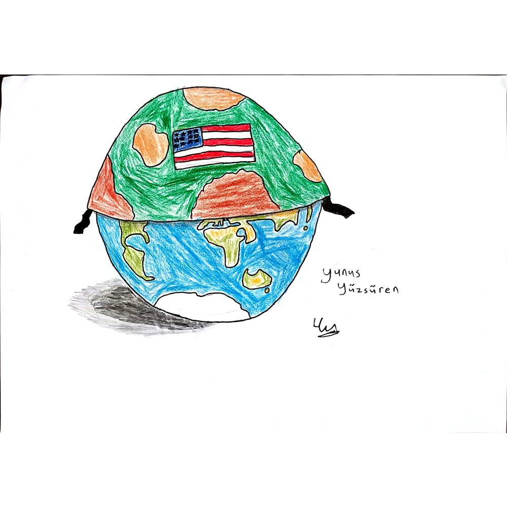 Hüseyin Tosunoğlu 29x21cm Orijinal Karikatür BOD00528