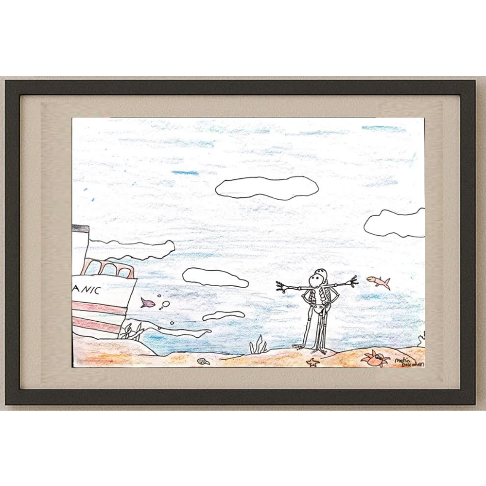 Metin Dekohen 35x25cm Orijinal Karikatür BOD00531