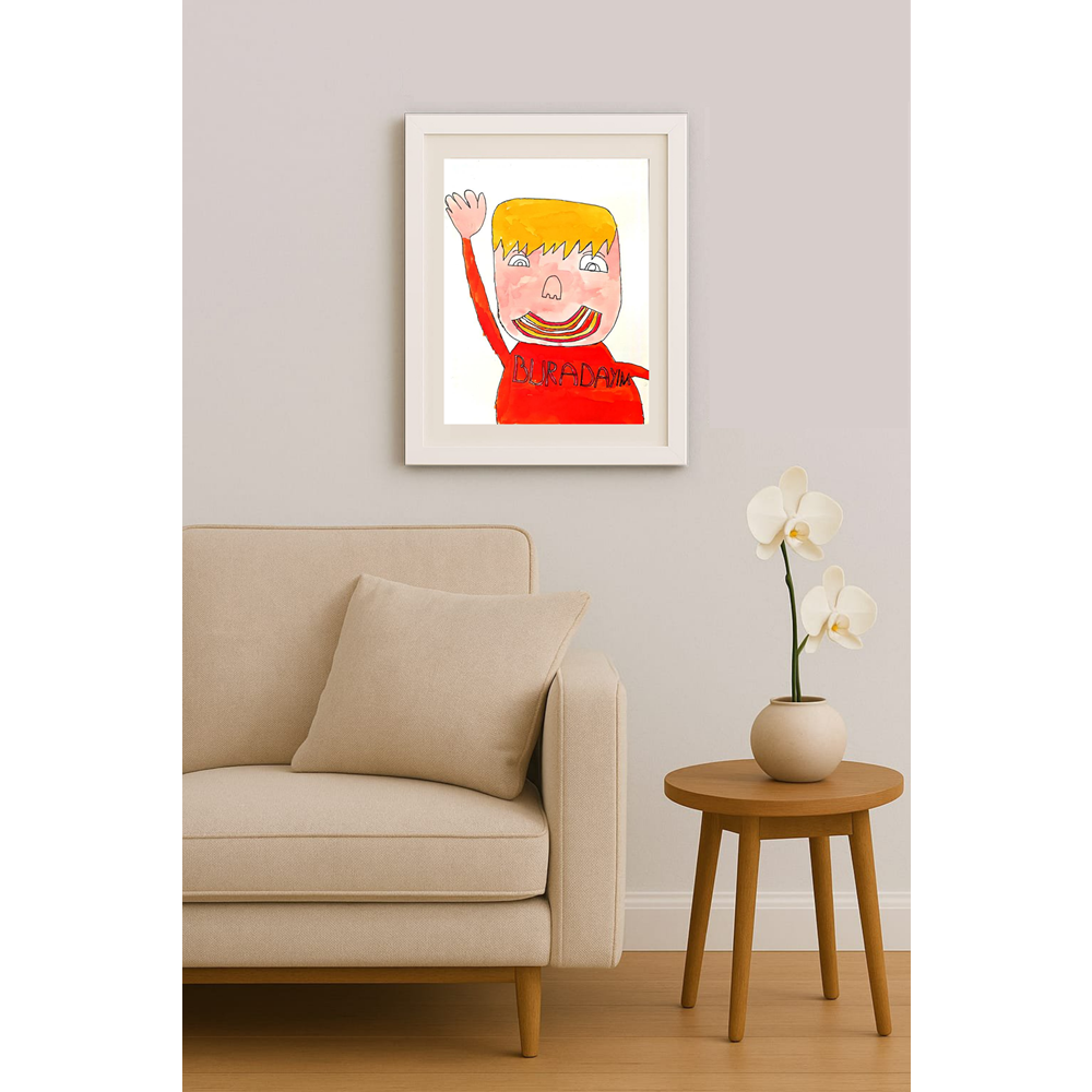 Sarper Öztürk 35x25cm Orijinal Karikatür BOD00532