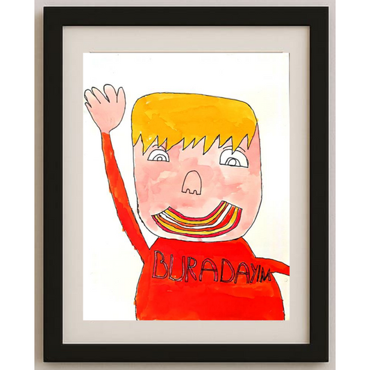 Sarper Öztürk 35x25cm Orijinal Karikatür BOD00532