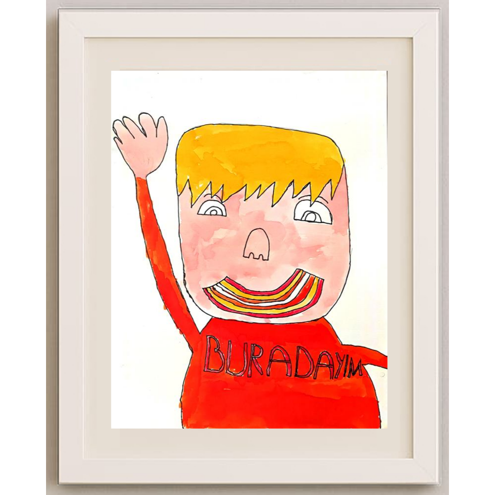 Sarper Öztürk 35x25cm Orijinal Karikatür BOD00532
