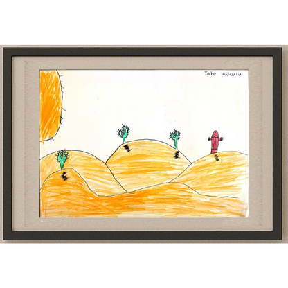 Taha Kuşçulu 35x25cm Orijinal Karikatür BOD00535