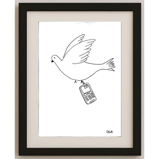 Onur Özkan 35x25cm Orijinal Karikatür BOD00536