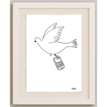 Onur Özkan 35x25cm Orijinal Karikatür BOD00536