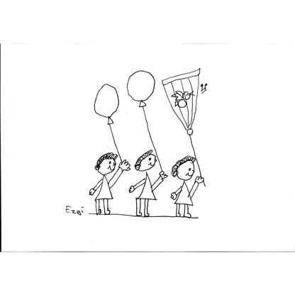 Hakan Koç 29x21cm Orijinal Karikatür BOD00539