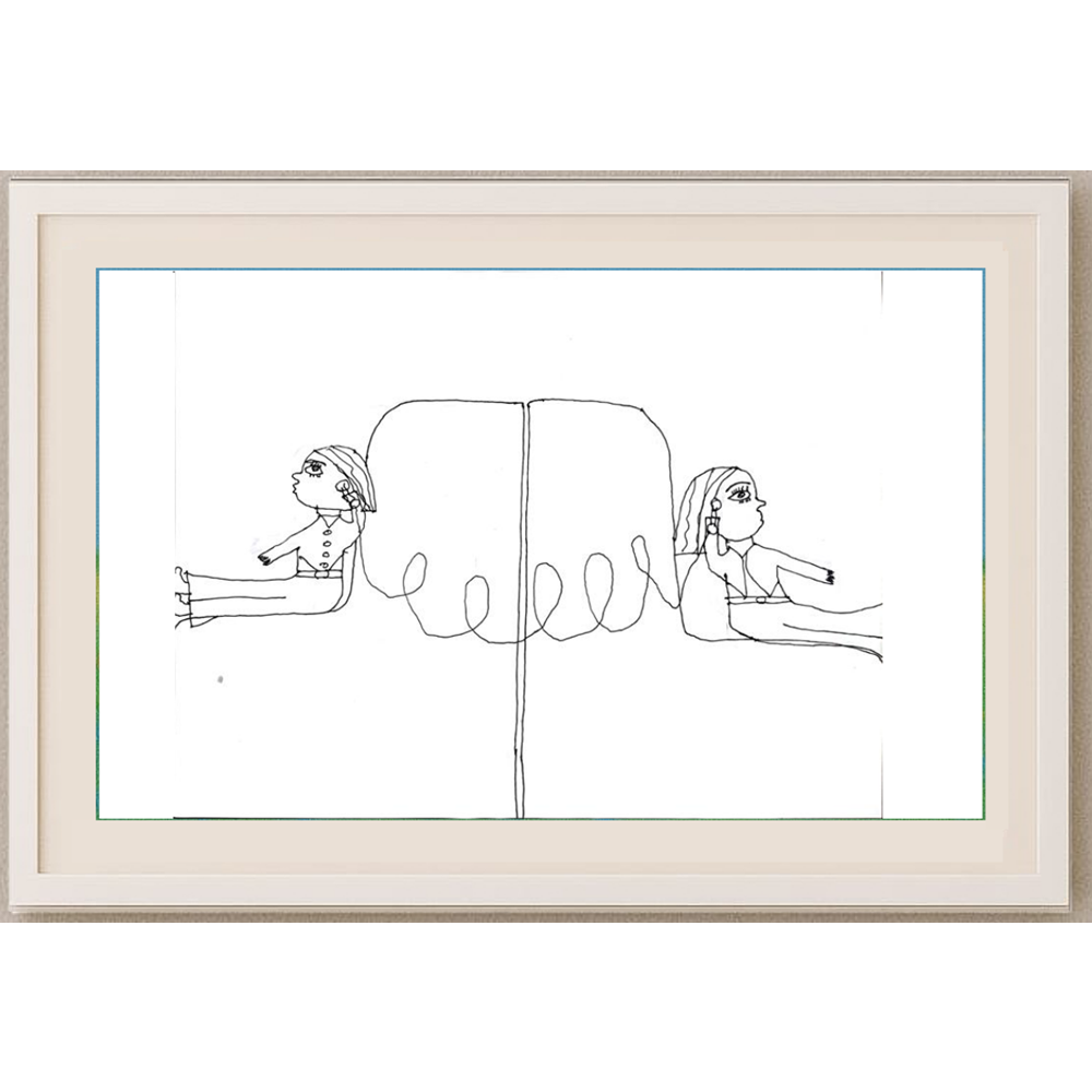 Sinem Bilici 35x25cm Orijinal Karikatür BOD00541