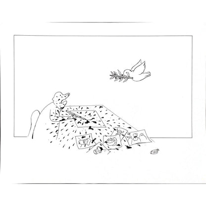 Elmas Çelikel 35x25cm Orijinal Karikatür BOD00542