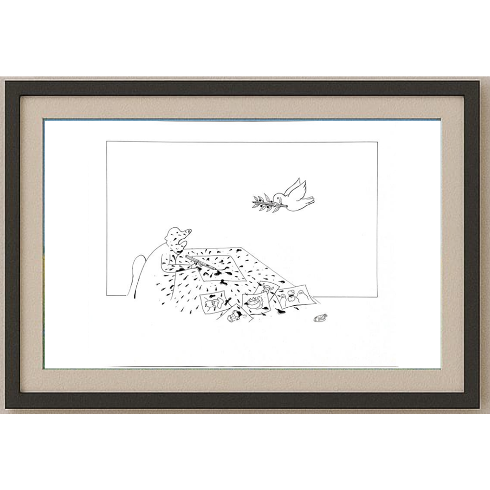 Elmas Çelikel 35x25cm Orijinal Karikatür BOD00542