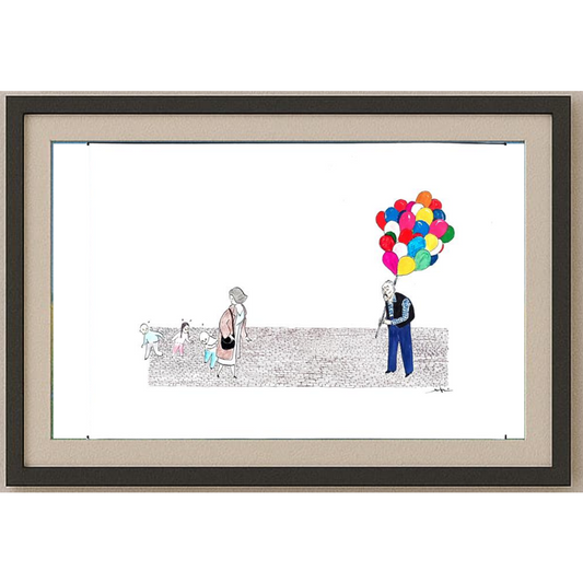 Sabri Ergüder 29x21cm Orijinal Karikatür BOD00543