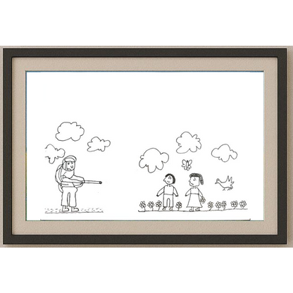 Ezgi Soysal 29x21rcm Orijinal Karikatür BOD00547