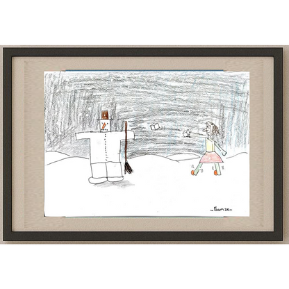 Gamze Korkmaz 29x21cm Orijinal Karikatür BOD00548