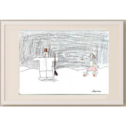 Gamze Korkmaz 29x21cm Orijinal Karikatür BOD00548