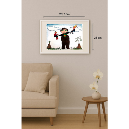Çiğdem Demir 29x21cm Orijinal Karikatür BOD00551