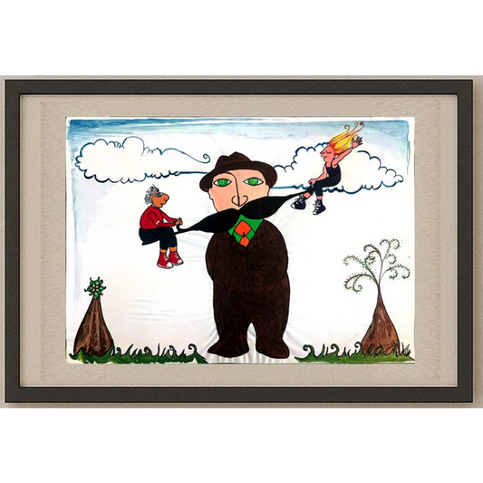 Çiğdem Demir 29x21cm Orijinal Karikatür BOD00551