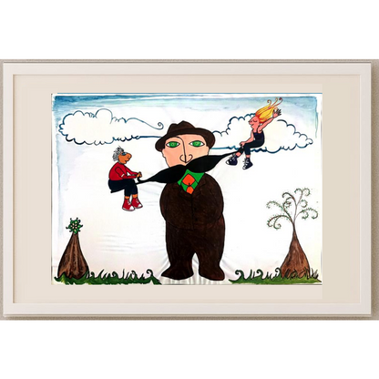 Çiğdem Demir 29x21cm Orijinal Karikatür BOD00551