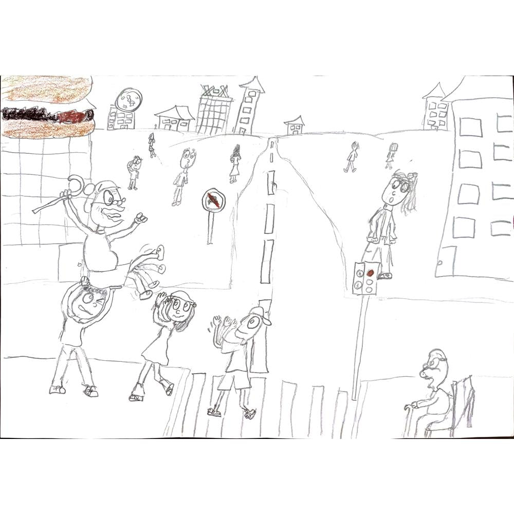 İlayda Acar 29x21cm Orijinal Karikatür BOD00552