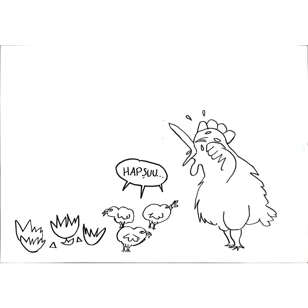İmge Ece Velidedeoğlu 29x21cm Orijinal Karikatür BOD00555
