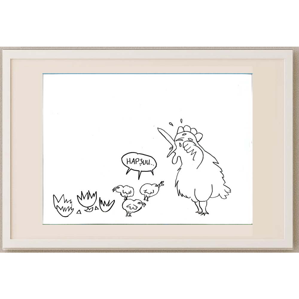 İmge Ece Velidedeoğlu 29x21cm Orijinal Karikatür BOD00555