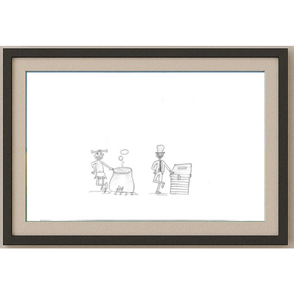 Ulaş Zakir Koçak 43x30cm Orijinal Karikatür BOD00558