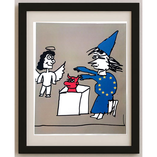 Efecan Sönmez 35x27cm Orijinal Karikatür BOD00559