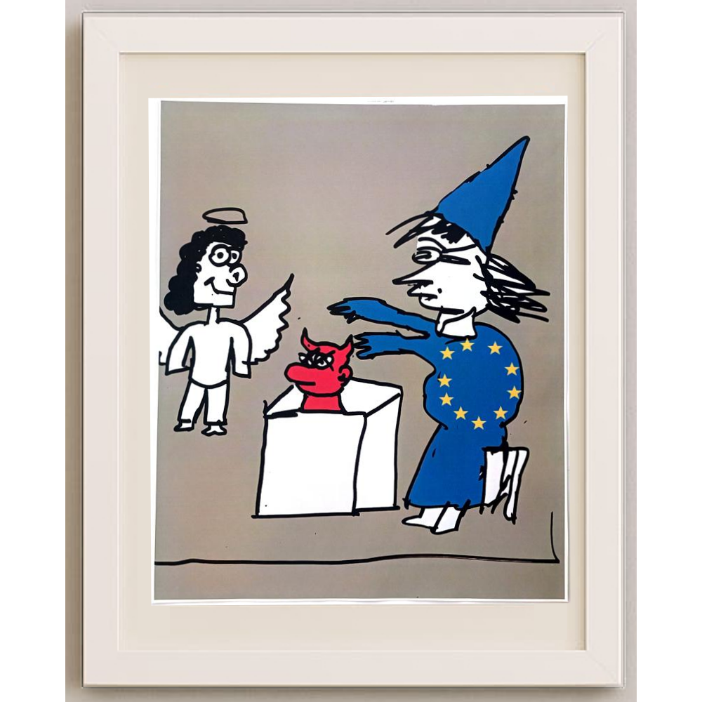 Efecan Sönmez 35x27cm Orijinal Karikatür BOD00559
