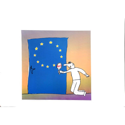 Şiar Işık 27x27cm Orijinal Karikatür BOD00560