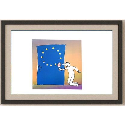 Şiar Işık 27x27cm Orijinal Karikatür BOD00560