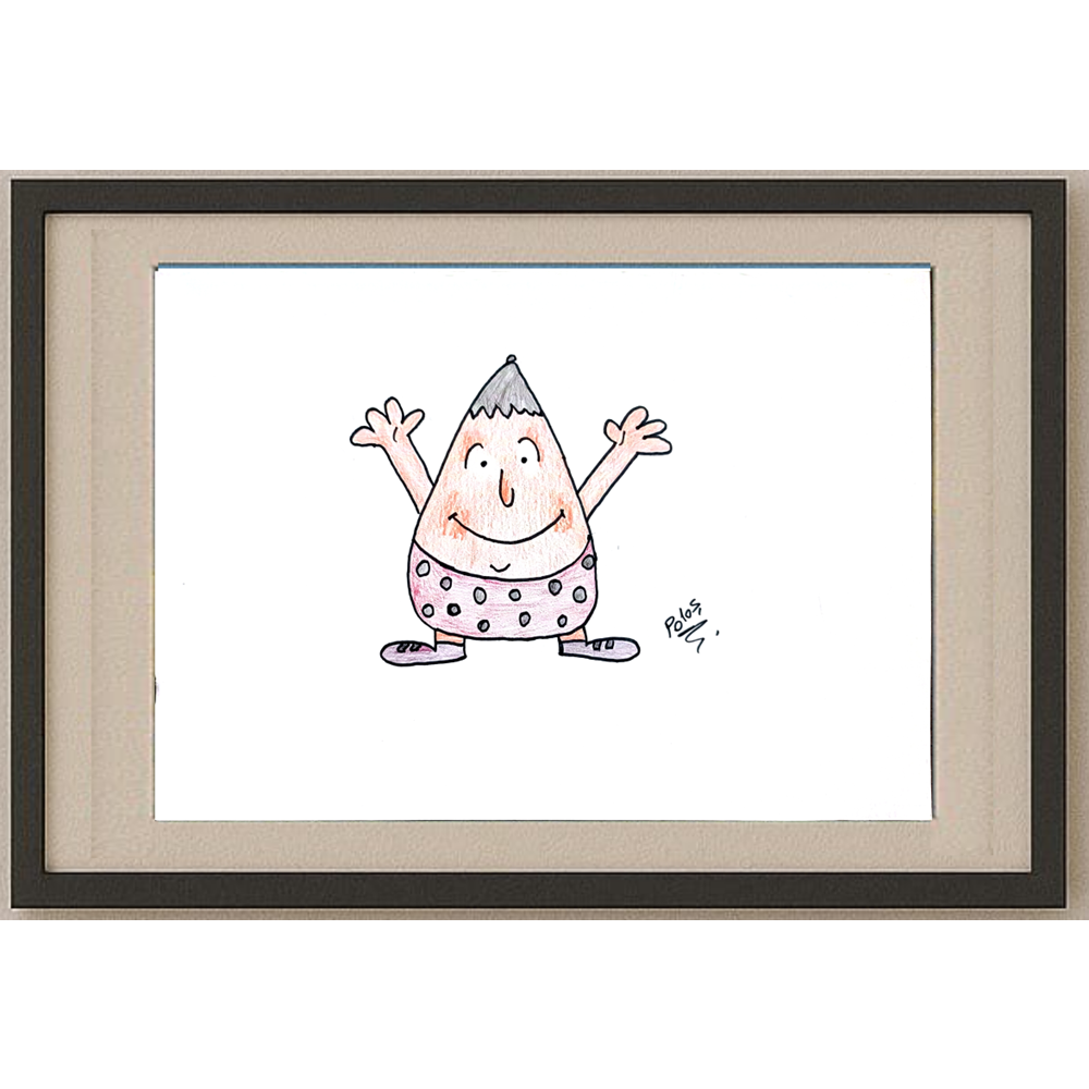 Poloş 35x25cm Orijinal Karikatür BOD00561