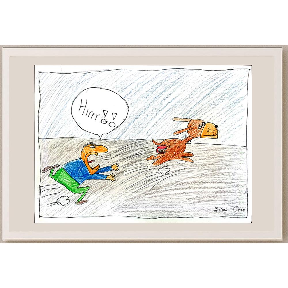 Sinan Çetin 29x21cm Orijinal Karikatür BOD00567