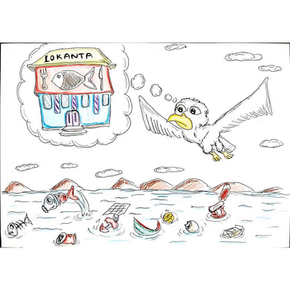 Arat Baran Keskin 29x21cm Orijinal Karikatür BOD00569