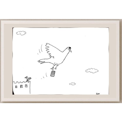 Kaan Avşaroğlu 35x25cm Orijinal Karikatür BOD00575