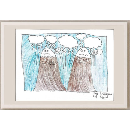 Emre Özcanoğlu 29x21cm Orijinal Karikatür BOD00580