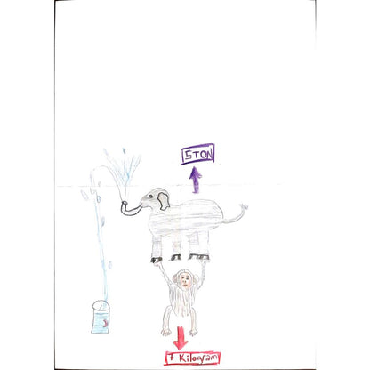 Miray Köksal 29x21cm Orijinal Karikatür BOD00600
