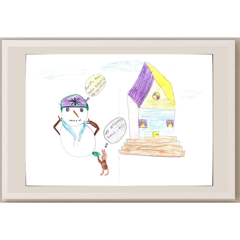 Miray Köksal 29x21cm Orijinal Karikatür BOD00601