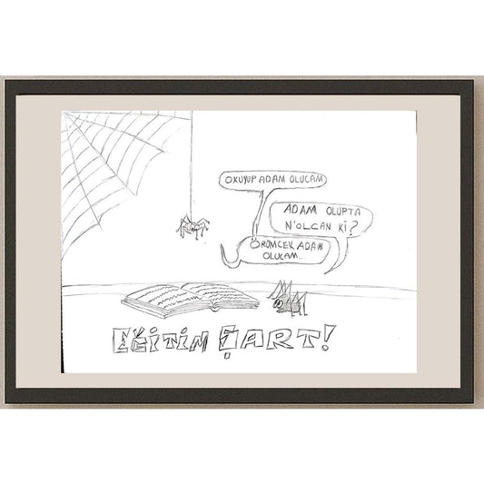 Can Yıldırım 35x45cm Orijinal Karikatür BOD00603