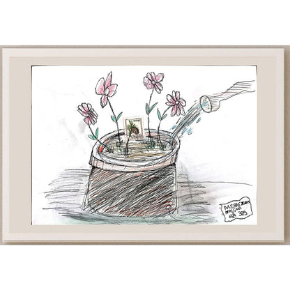 Mehmetcan Nalçacı 29x21cm Orijinal Karikatür BOD00607