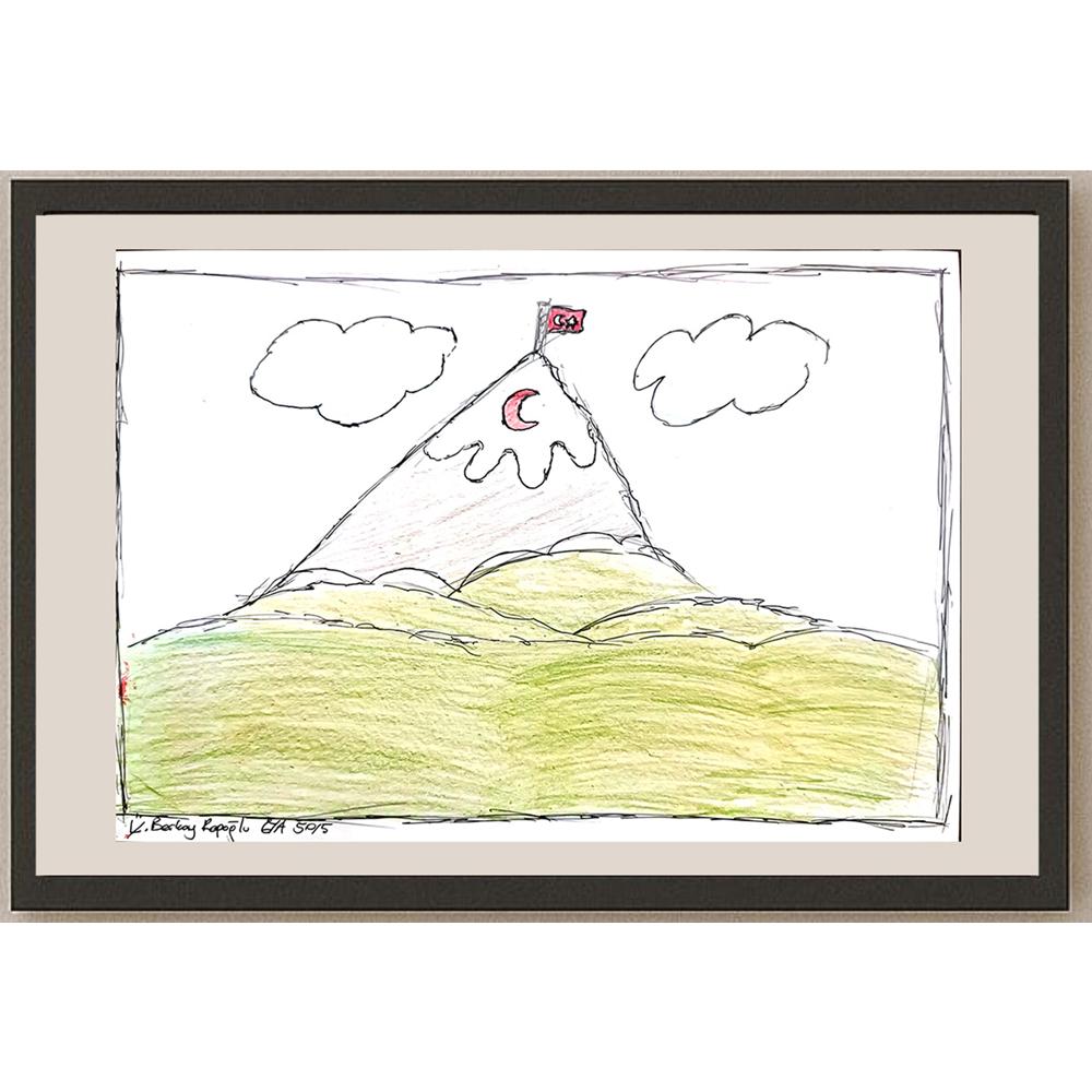 Berkay Kepoğlu 29x21cm Orijinal Karikatür BOD00611