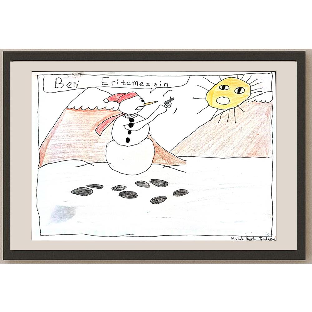 Haluk Berk Tandoğan 29x21cm Orijinal Karikatür BOD00613