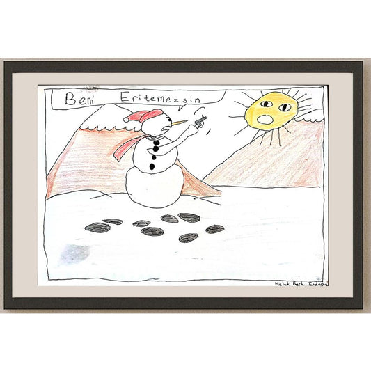 Haluk Berk Tandoğan 29x21cm Orijinal Karikatür BOD00613