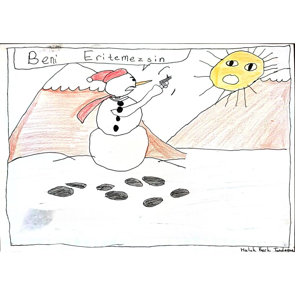 Haluk Berk Tandoğan 29x21cm Orijinal Karikatür BOD00613