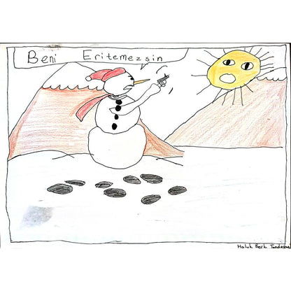 Haluk Berk Tandoğan 29x21cm Orijinal Karikatür BOD00613