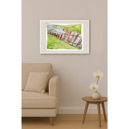 Meriç Dinekli 29x21cm Orijinal Karikatür BOD00615